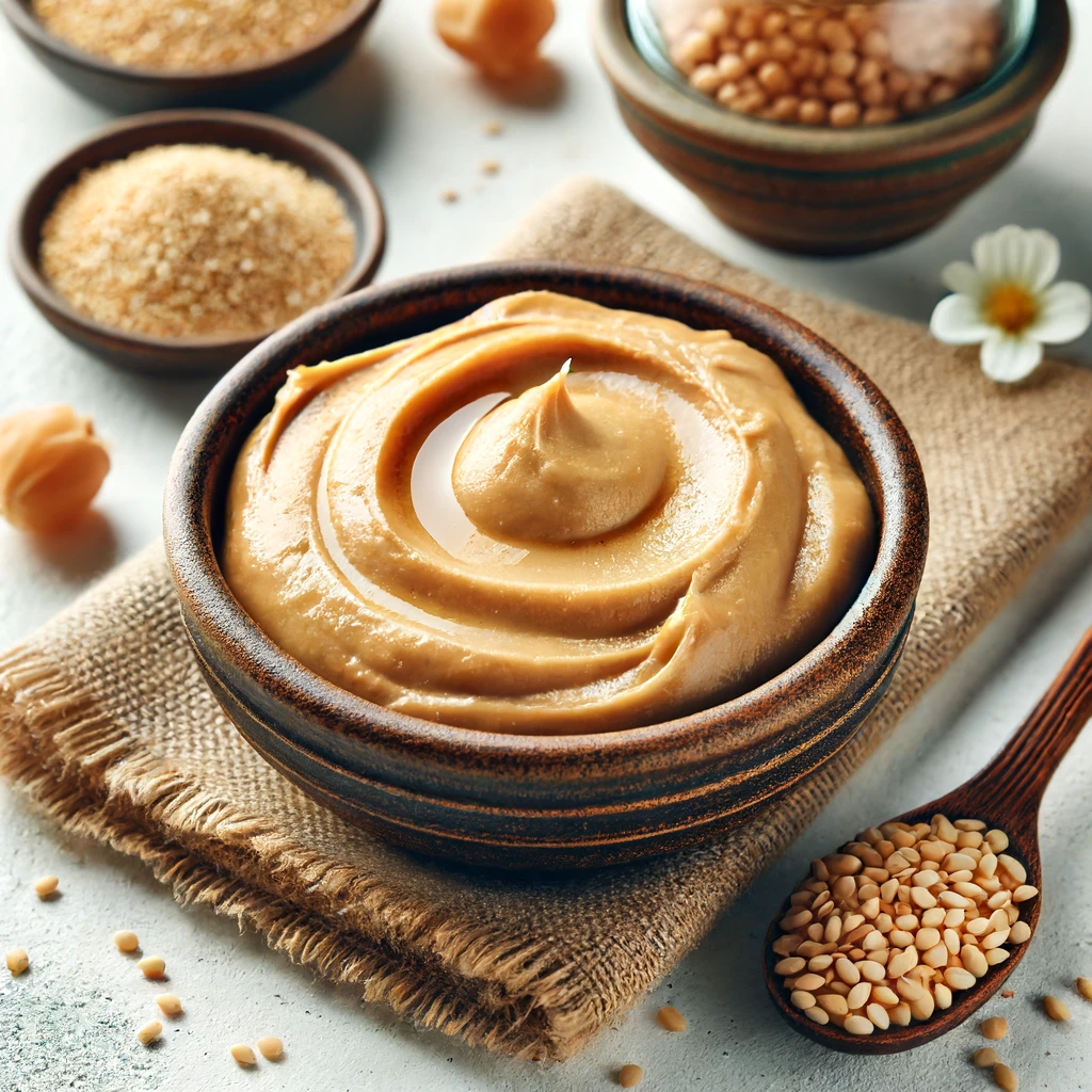 Tahini, szezámmag massza tápérték, kalória, fehérje, zsír, szénhidrát